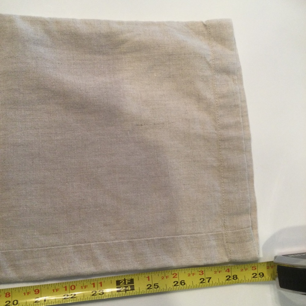 L.L.Bean Beige Wide Legged Linen Pants Size 12 - Picture 11 of 11